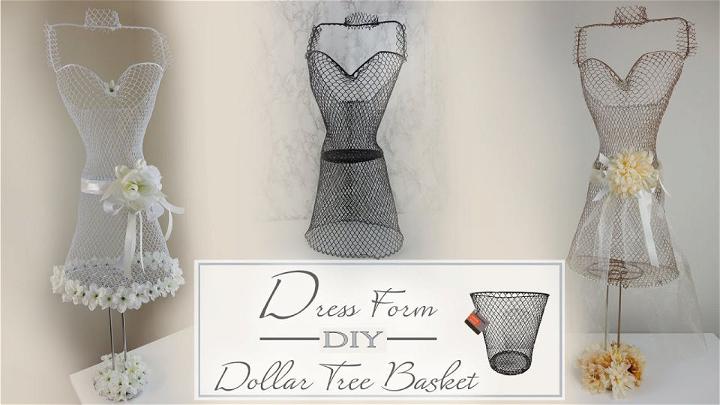 Dollar Tree Wire Dress Form