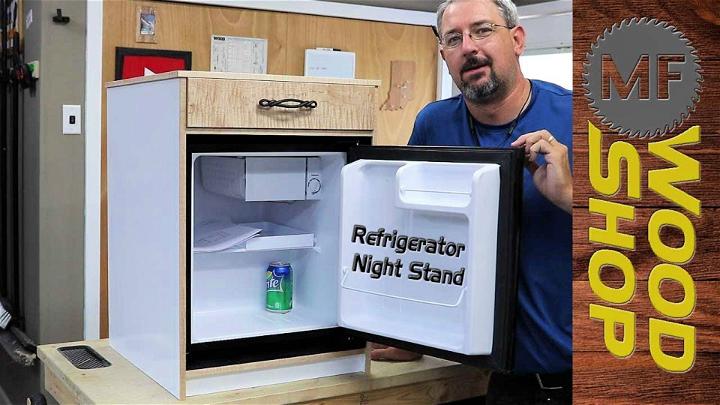 Dorm Room Refrigerator Night Stand