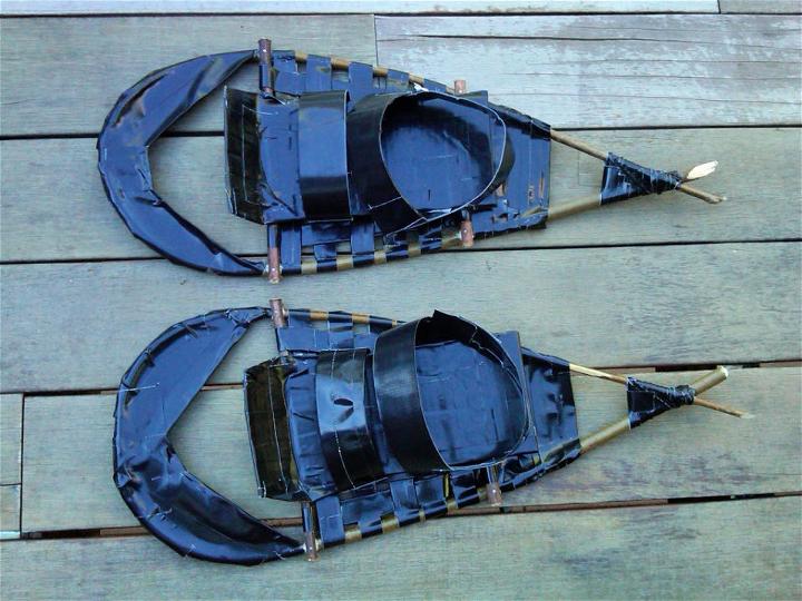 Duct Tape Snowshoes from Scratch