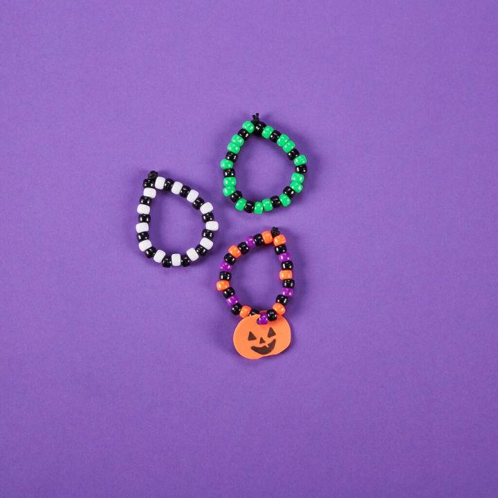 Halloween Pony Bead Bracelets