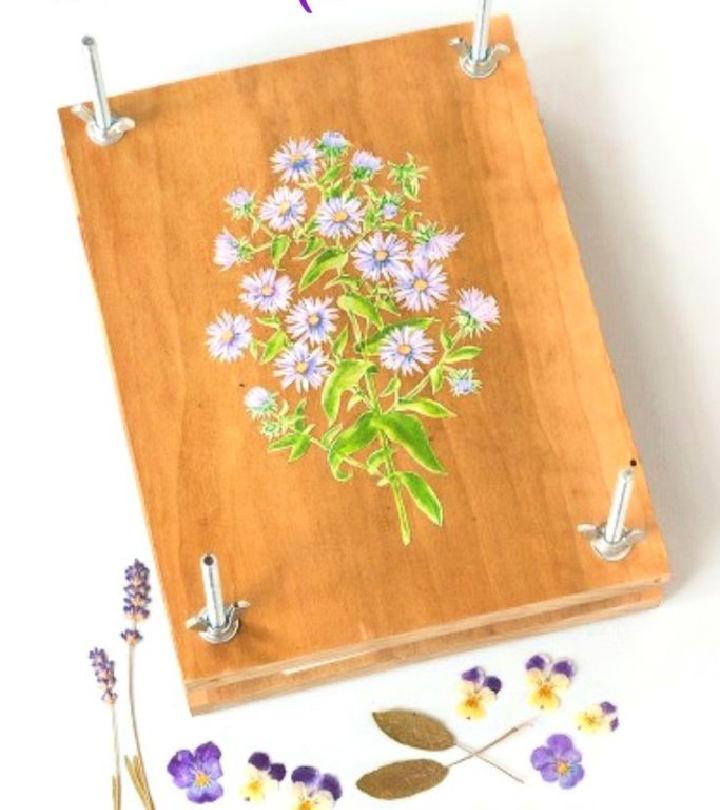 Handmade Flower Press Great Woodworking Project