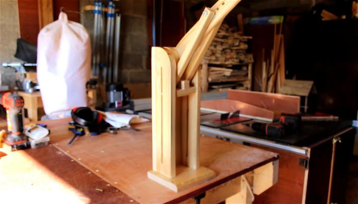 Handmade Pallet Wood Can Crusher
