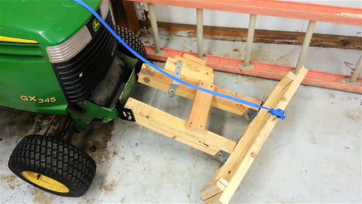 Homemade Snow Plow For Lawnmower
