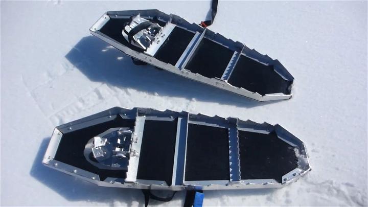 Homemade Aluminium Snowshoes