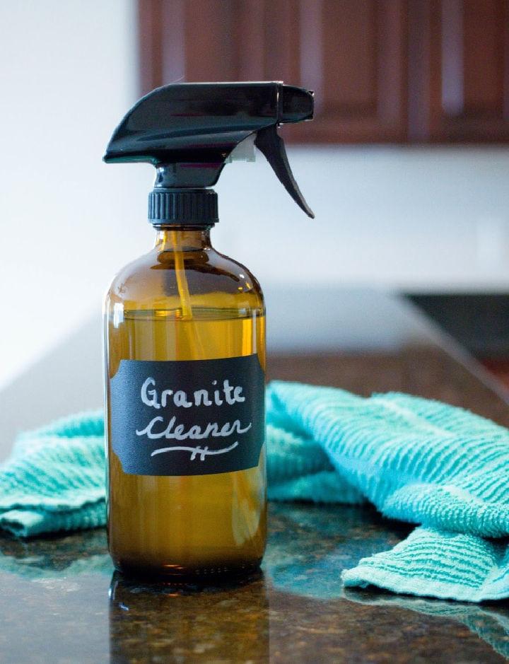 Homemade Granite Cleaner Recipe
