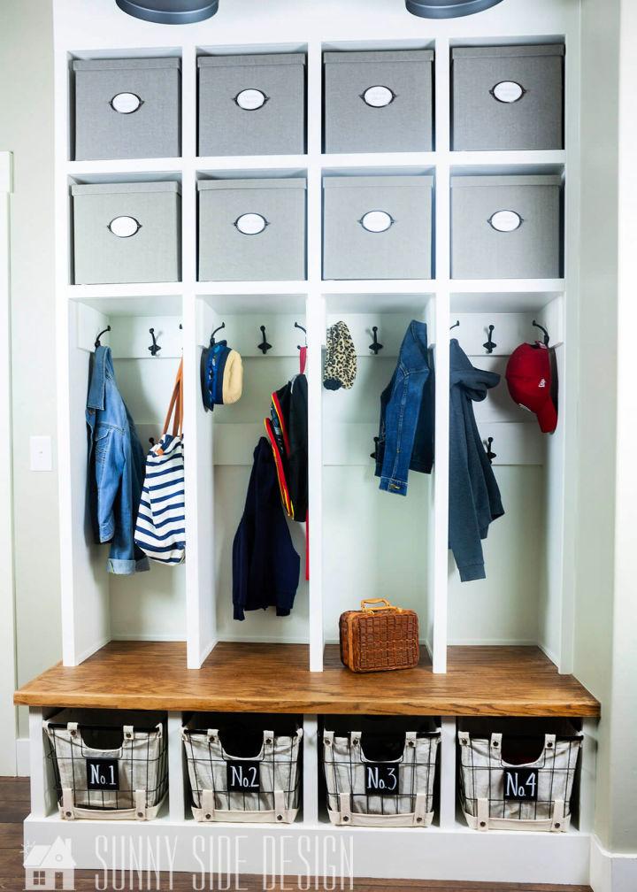 How to Build Mudroom Built ins