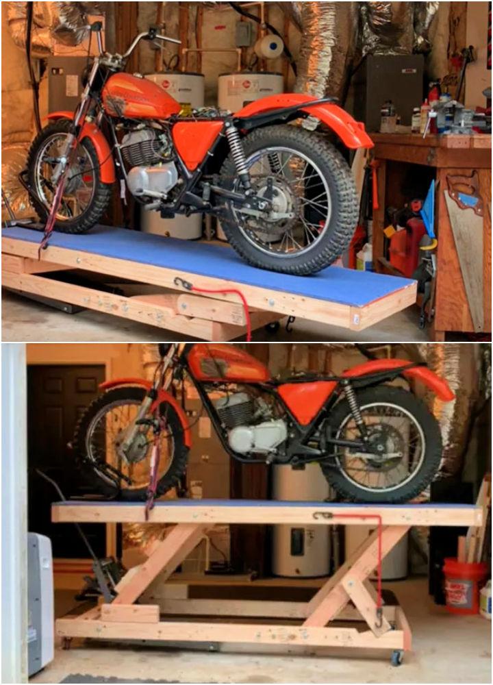 How to Build a Wooden Motorcycle Lift