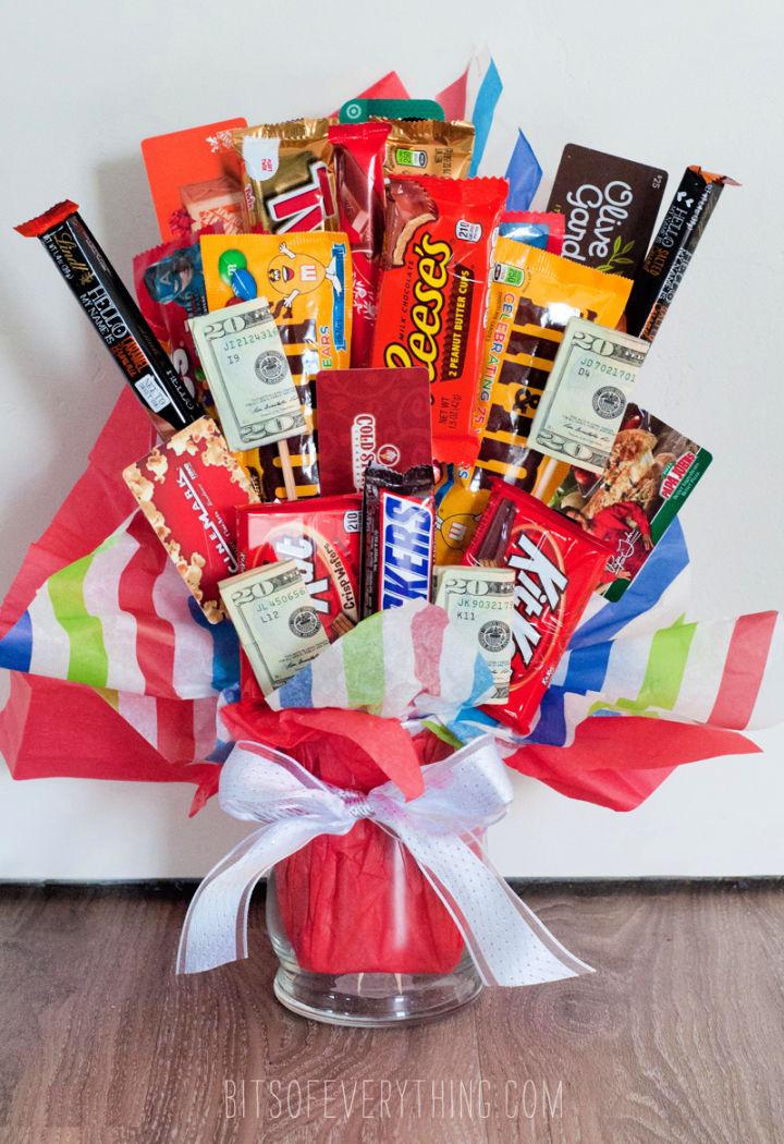 How to Make Candy Bar Bouquet