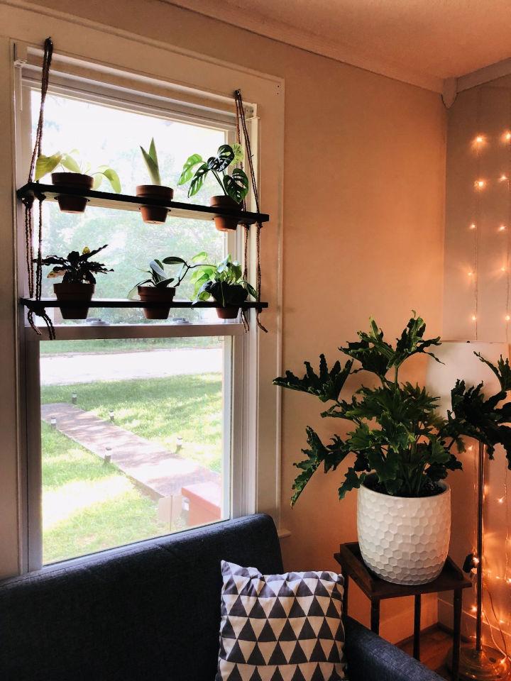 Indoor Window Plant Shelf