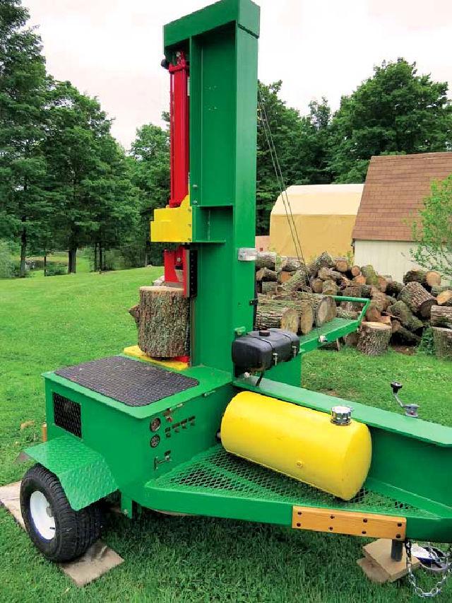 Log Splitter with Loading Arm