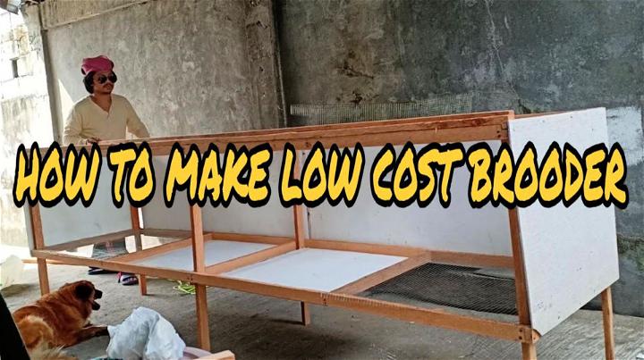 Low Cost Large Chick Brooder