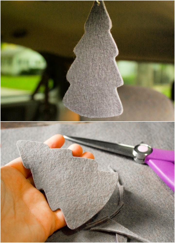 Make Car Smell Good from Felt and Essential Oils