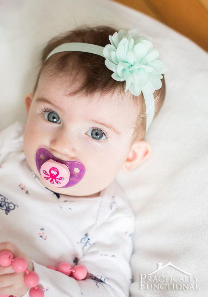 Make Flower a Headband for Infant Baby