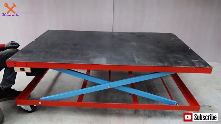 Make an Electric Motorcycle Lift Table