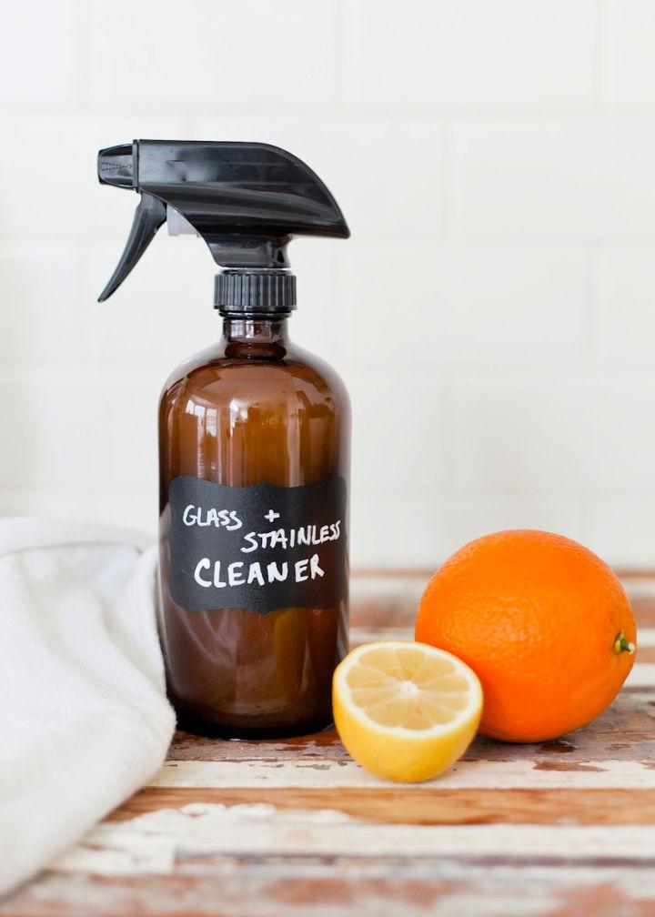 Making Stainless Steel Cleaner with Essential Oils