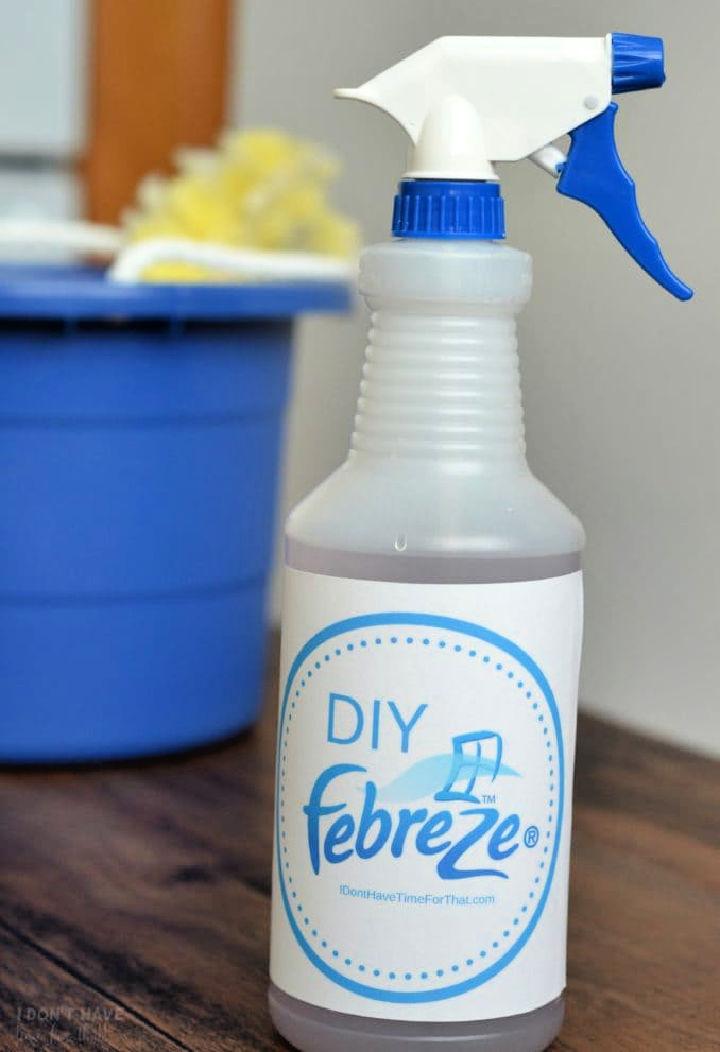 Making Your Own Homemade Febreze