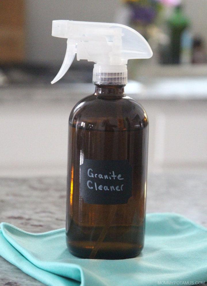 Natural Homemade Granite Cleaner Recipe
