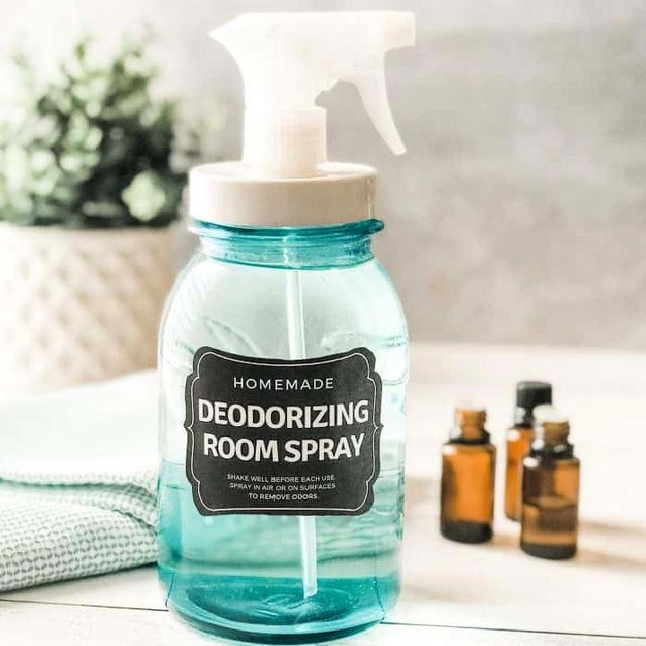 Odor Eliminator Spray with Printable Label