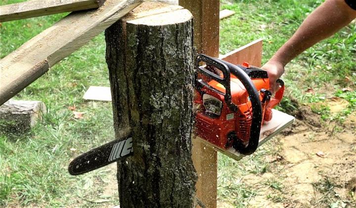 Quick and Dirty Vertical Chainsaw Mill