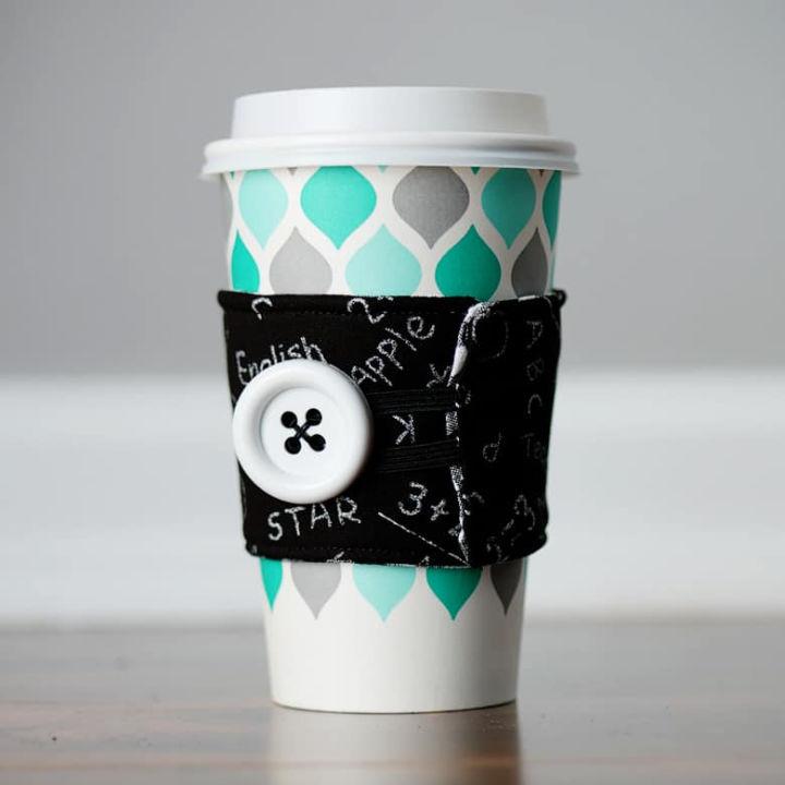 Sew a Reusable Coffee Cup Sleeve