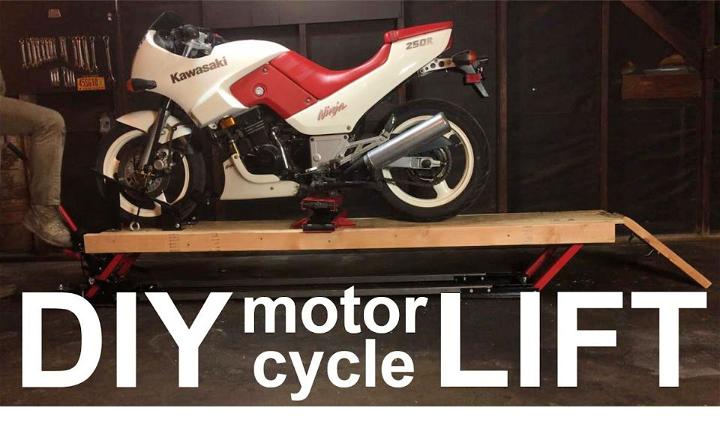 Simple DIY Motorcycle Lift