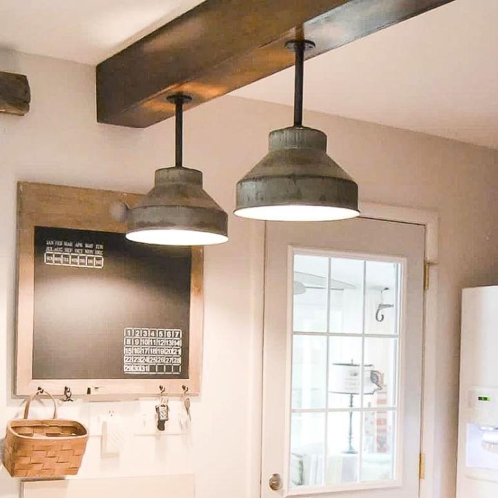 Simple Light Fixture for Kitchen