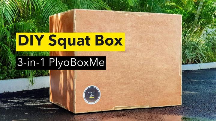 Squat Box Using Sheet of Plywood