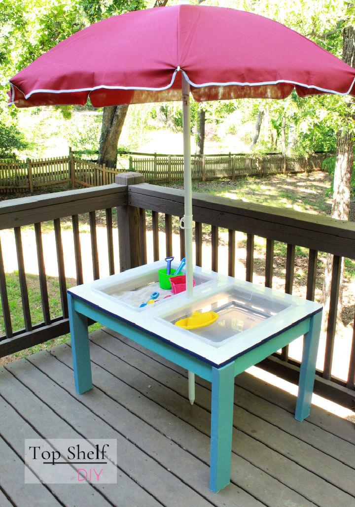 Water Table with Beer Cooler Option