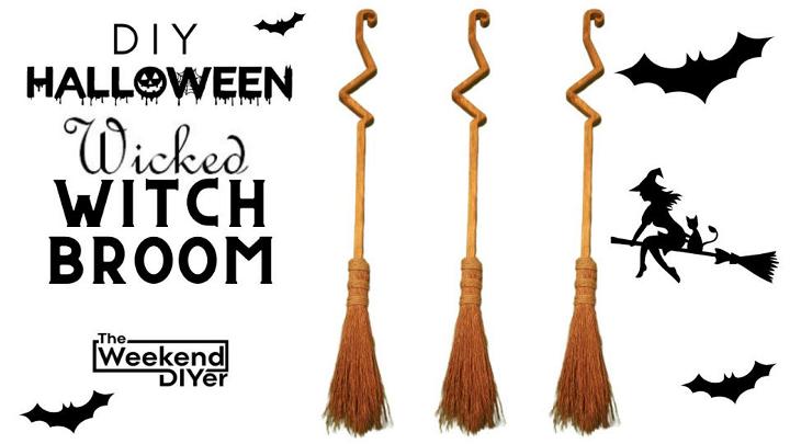 6 Foot Long Witch Broom