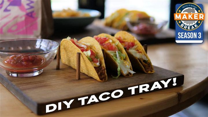Adorable Trays for Gourmet Tacos Holder