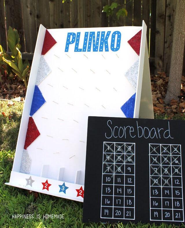 Backyard Plinko Party Game