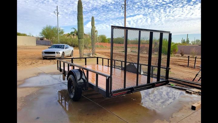 Build Your Own 6' X 12' Utility Trailer 
