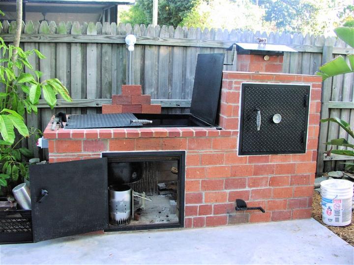 Build Your Own Brick Barbecue for Patio