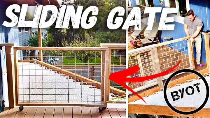 Build a Sliding Gate for Deck