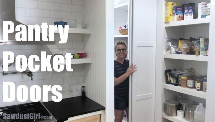 Building Pocket Doors for Pantry