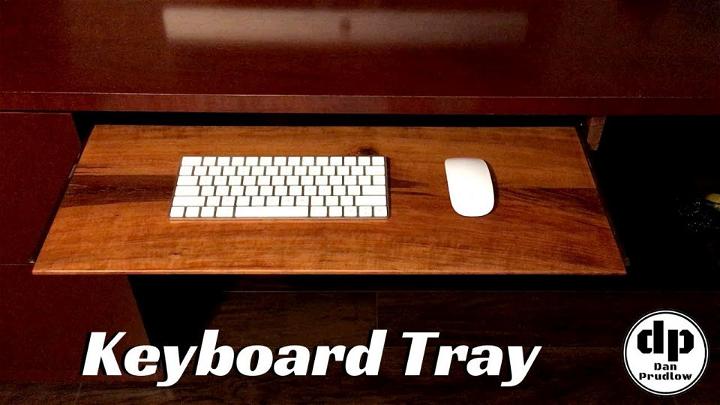 Building a Keyboard Tray with Reclaimed Hardware