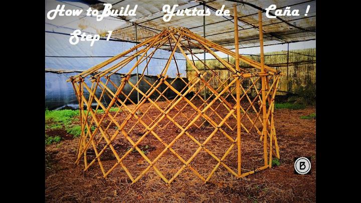 Cheap DIY Bamboo Yurt