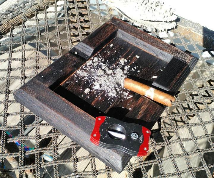 Creative DIY Cigar Ashtray