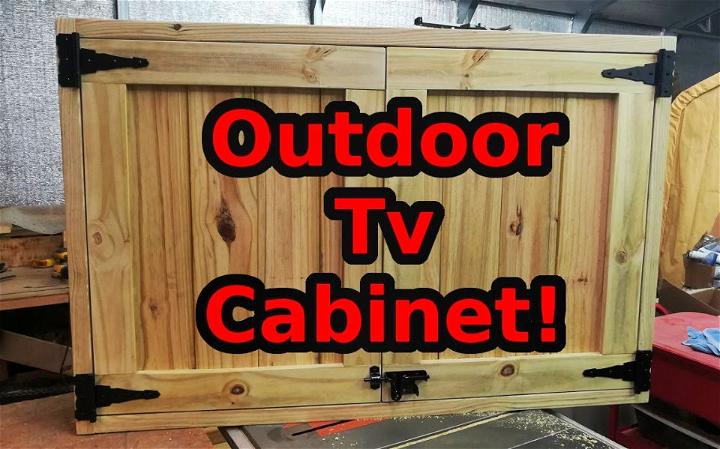 Custom Outdoor Cabinet for a TV