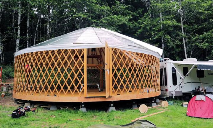 DIY 15 Minutes Permanent Yurt