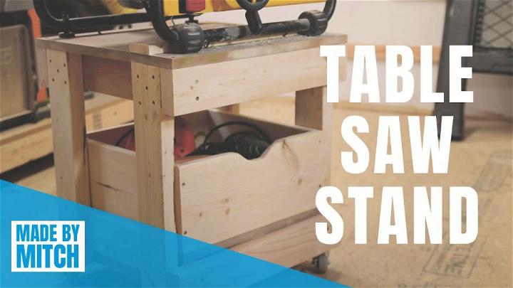 DIY x s Table Saw Stand