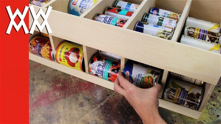 DIY Canned Food Holder