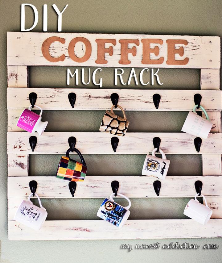 DIY Coffee Mug Rack