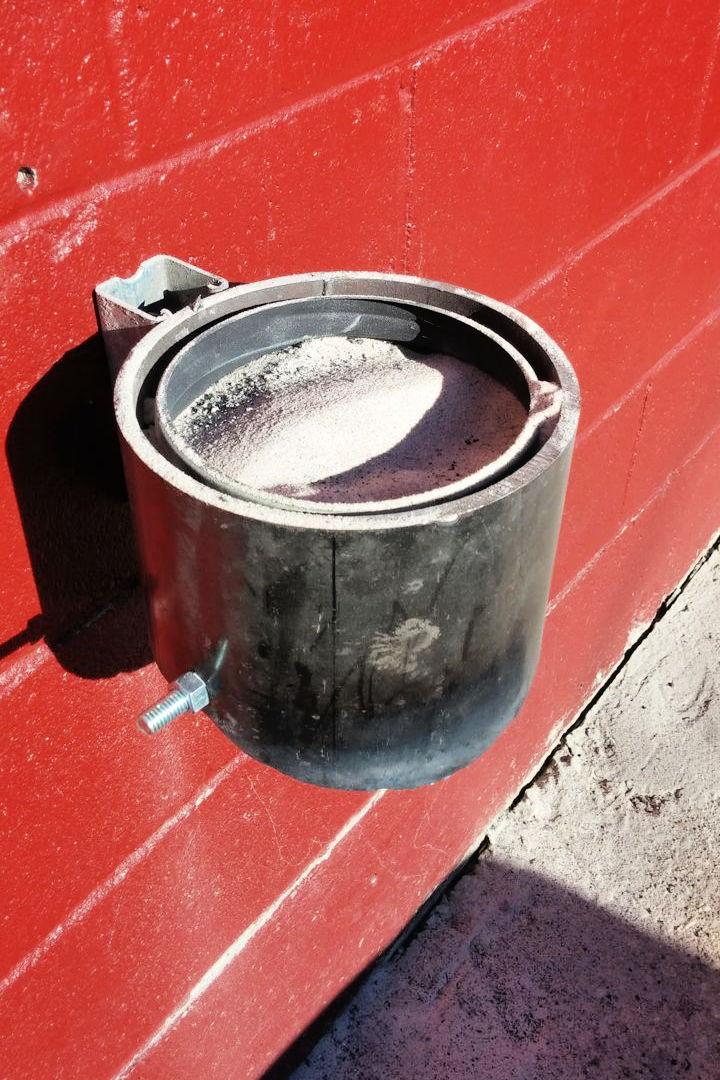 DIY Exterior Ashtray