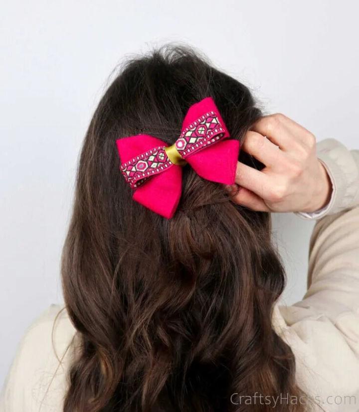 DIY Hair Bow for Teens