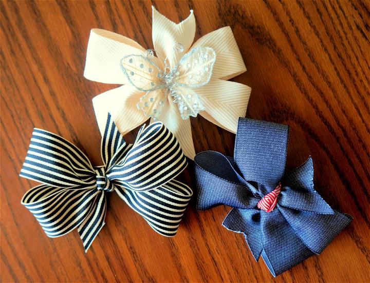 DIY Hair Bows Step by Step Instructions