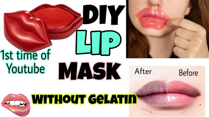 DIY Lip Mask Without Gelatin