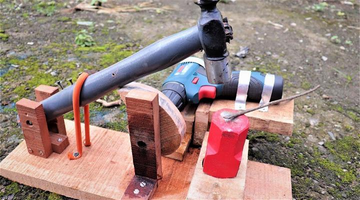 DIY Mini Drill Powered Hammer