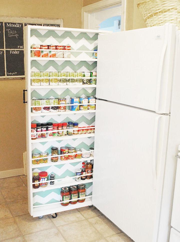 DIY Pull Out Canned Food Organizer