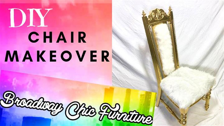 DIY Throne Chair Makeover